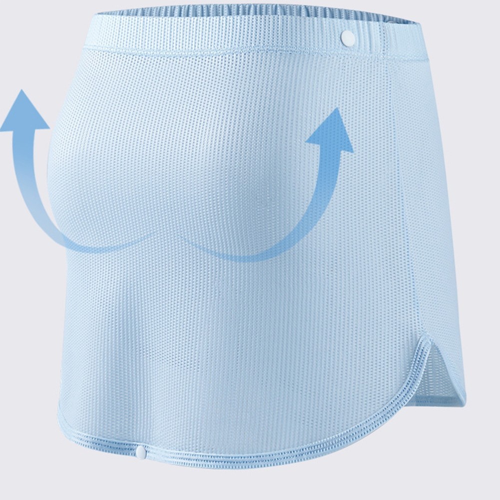 Comfortable Men’s Boxers Shorts Featuring Open Crotch and Button Adjustments