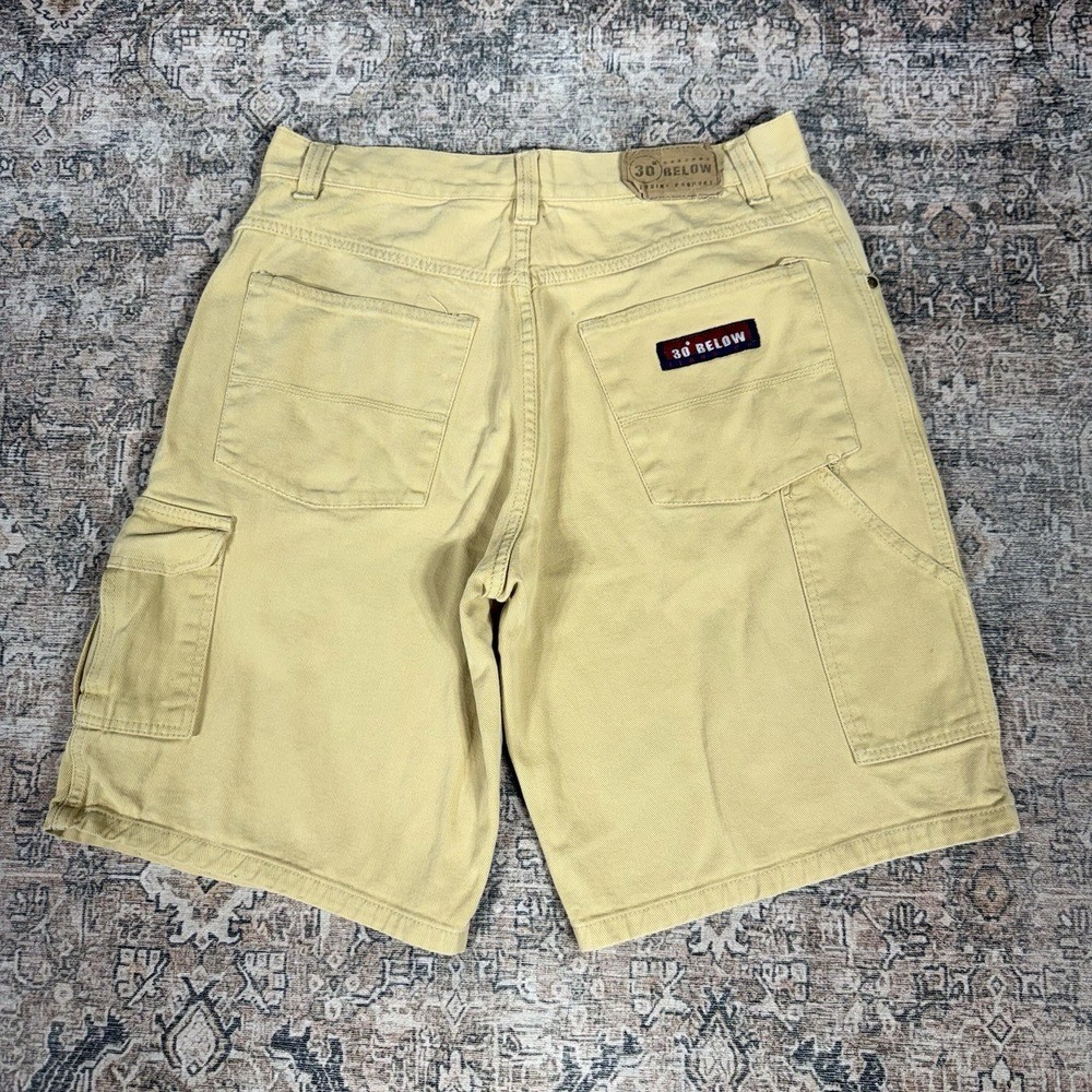 2000s Y2K 30 Below Baggy Carpenters Tan Shorts Size 36