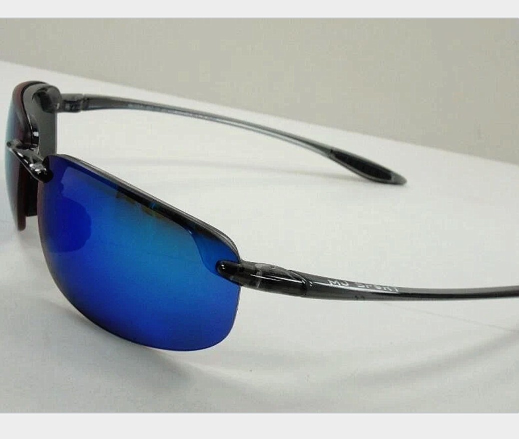 Maui Jim B407-11 Ho’okipa Sunglasses Grey Frame / Blue Hawaii Polarized Lenses