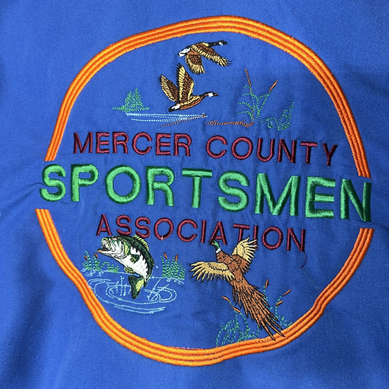 Sports Master Polar Fleece Jacket Men’s-XL- Sportsman Embroidery-NICE – (52-7)