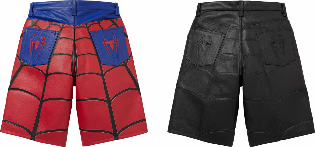 Sup reme®/Van son Leathers® Spider-Man Short