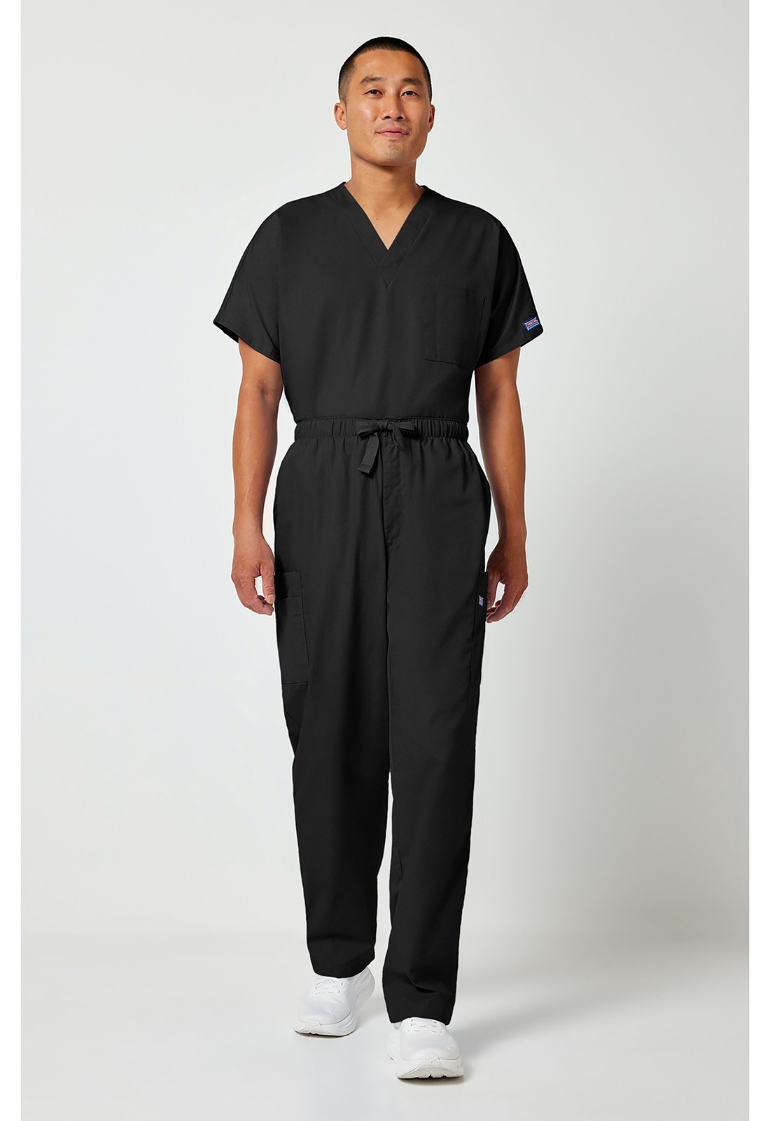 Cherokee Workwear Scrubs Men’s Cargo Scrub Pants 4000 Black