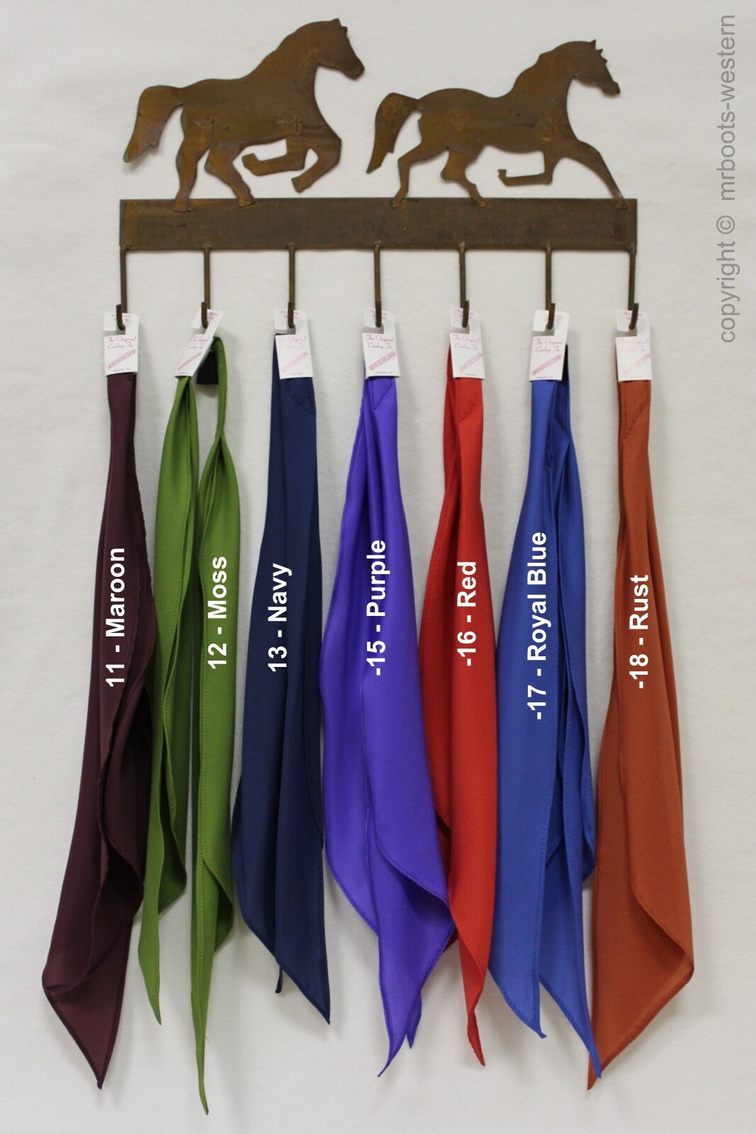 FA-1506 Western Scarf Tie – 36″ – Available in 27 Color Options
