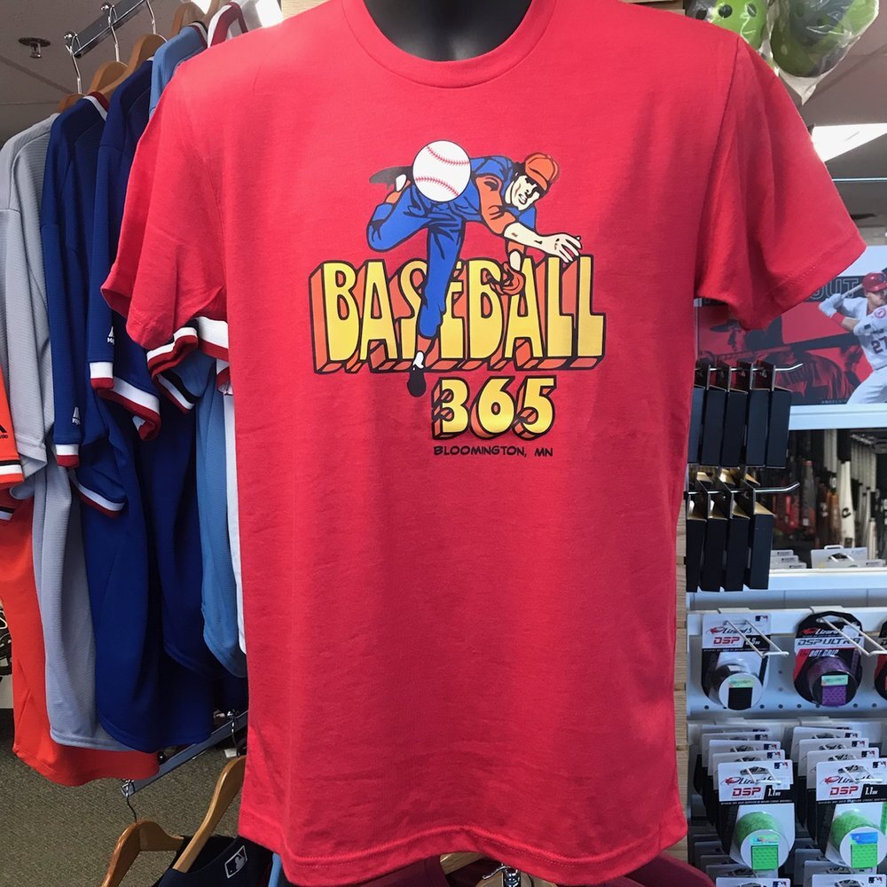 BASEBALL 365 RETRO PITCHER T SHIRT Adult and Youth Sizes Next Level Brand shirt
