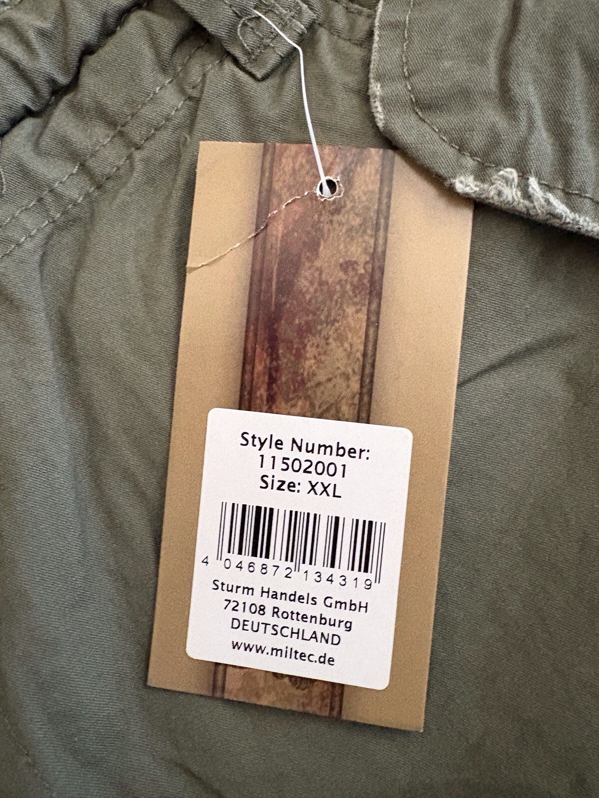 Military Mil-Tec Multi Pocket Tactic Cargo Pants OD Green 2XL 11502001 NWT Army