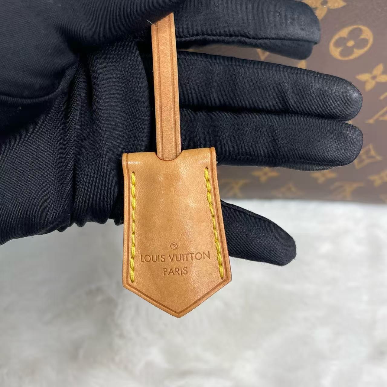 Louis Vuitton Cluny Top Handle Bag Monogram Canvas BB