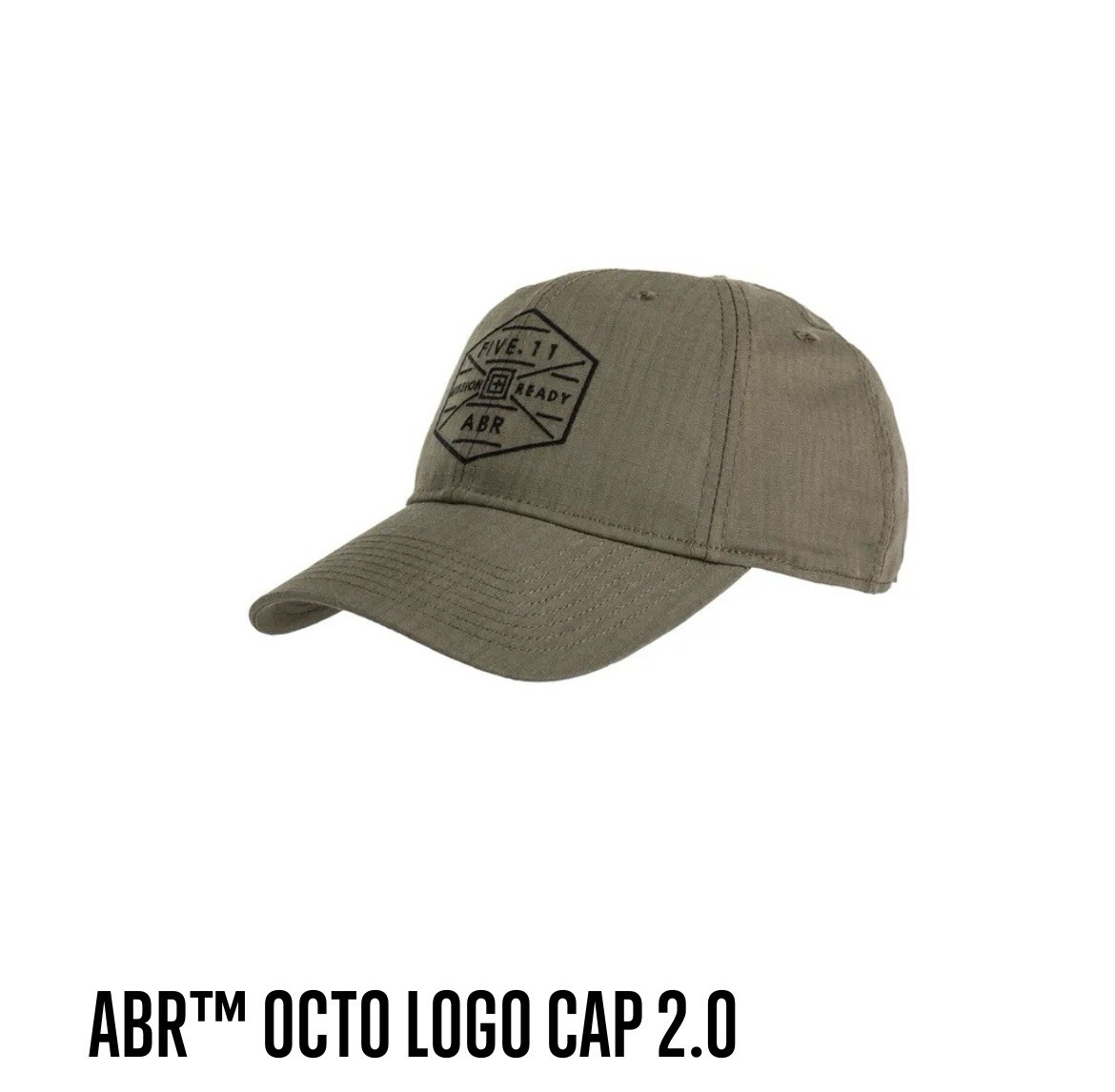 NEW 5.11 Tactical Hat ABR Octo Logo Cap 2.0 “Always Be Ready” Teflon Coated NWT