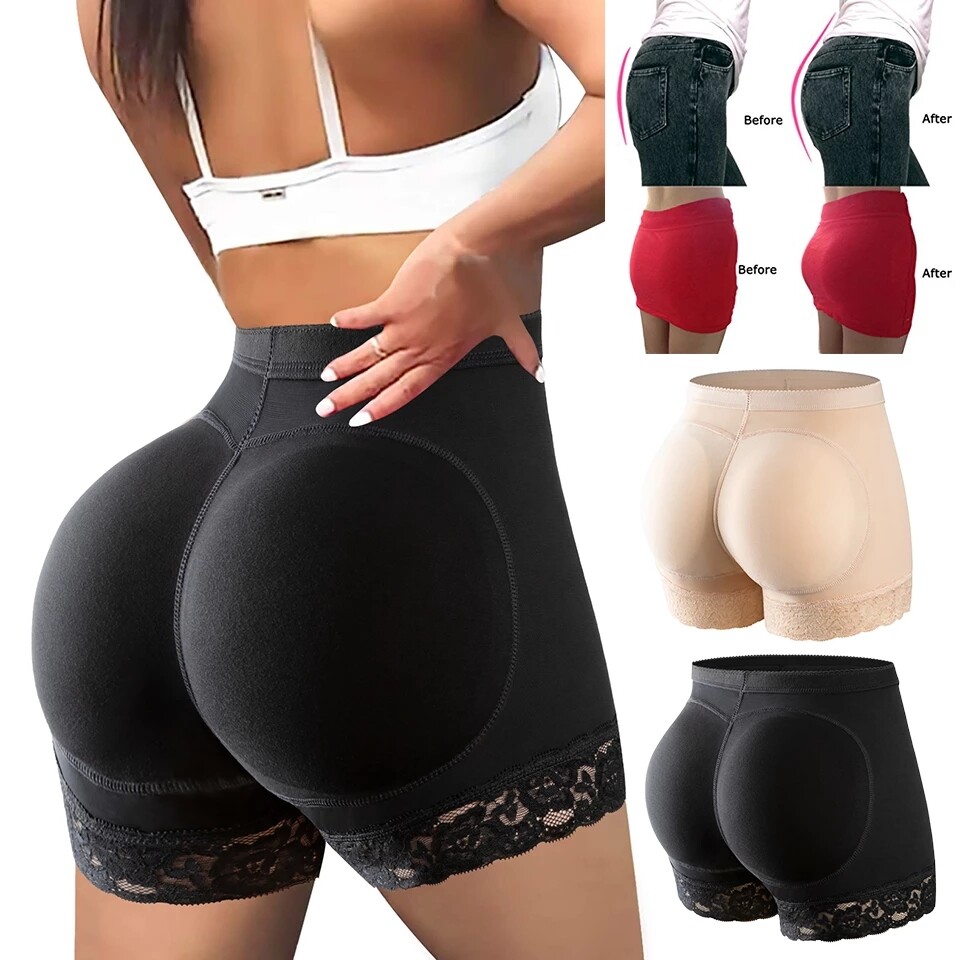 BUTT LIFTER HIP ENHANCER SHAPER GIRDLE GIRLSHORT UNDERWEAR PANTIES WITH PADDED