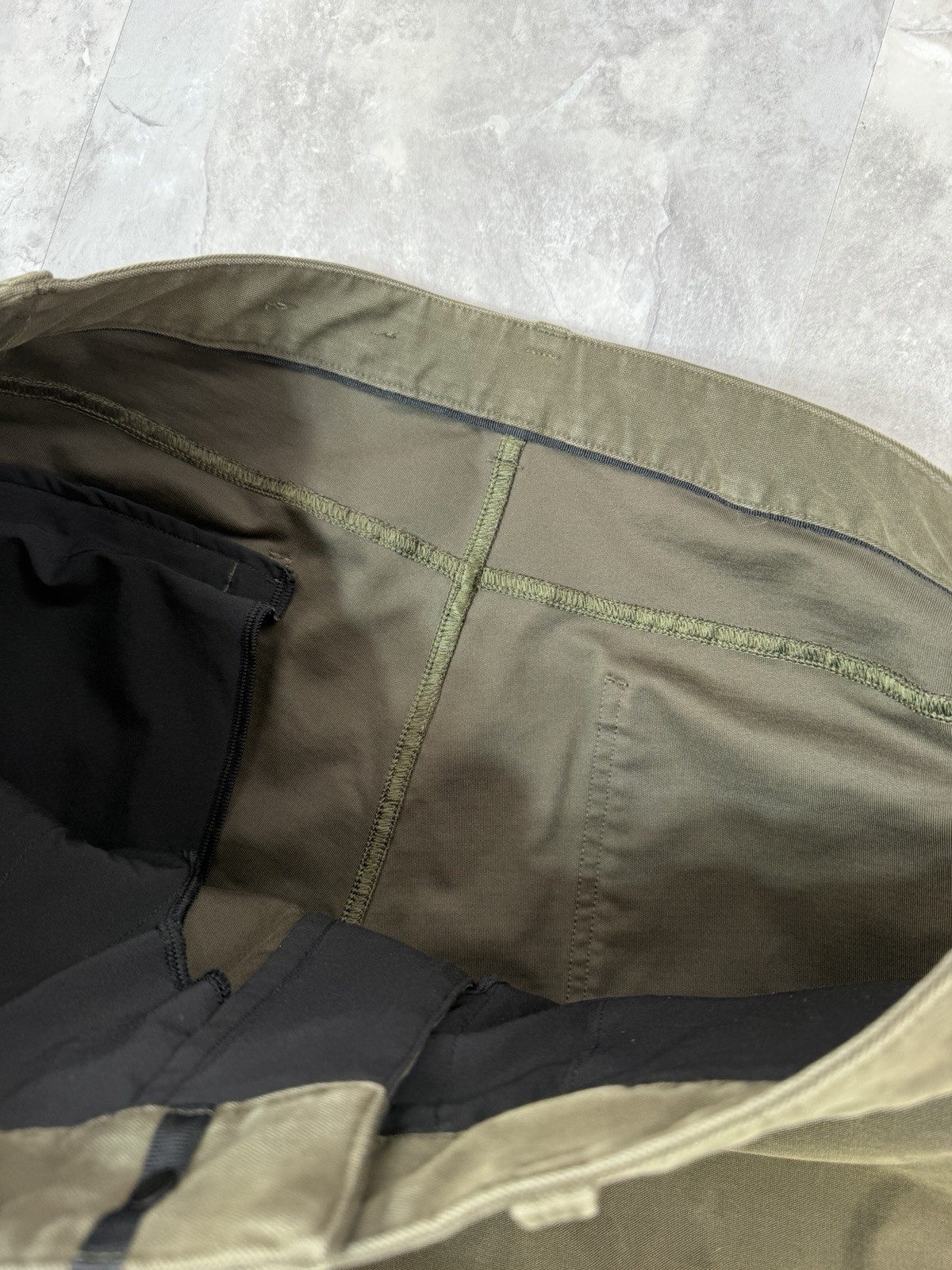 Lululemon ABC Pant Slim Utilitech Abrasion Resistant LM5ABNS Olive Green 36×30