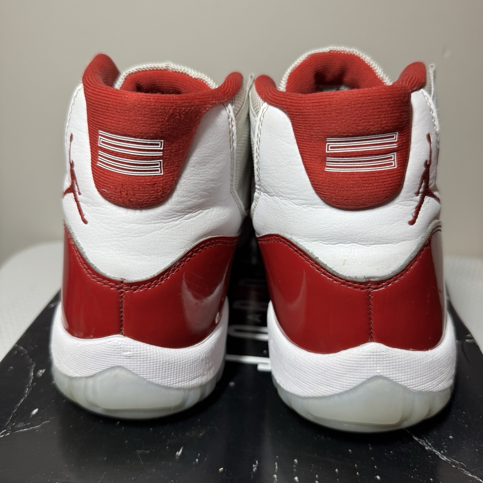 Jordan 11 Retro High Cherry 8 Pre-Owned CT8012-116 Red White W Box Lace Issue