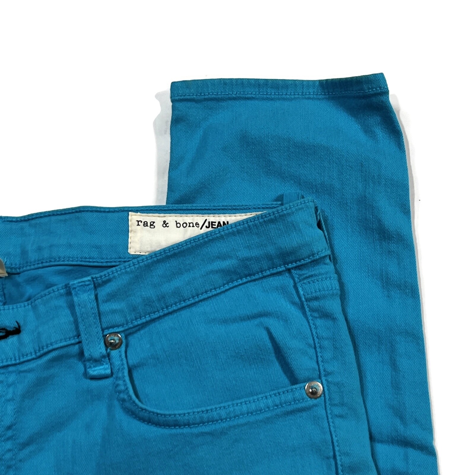 Rag & Bone Skinny Jeans Womens 31 NWT Bluebird Blue 29″ Inseam