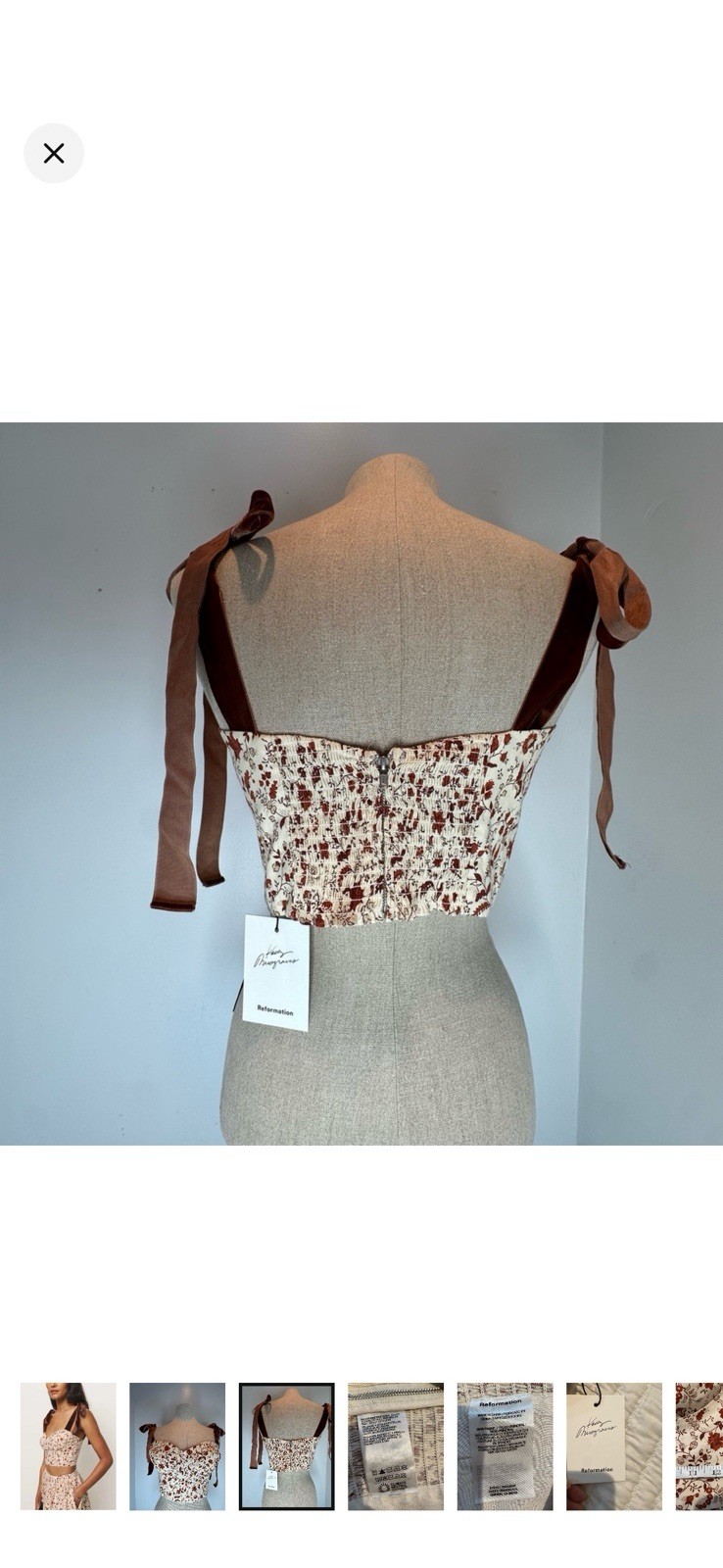 Reformation X Kacey Musgraves Magnolia Top