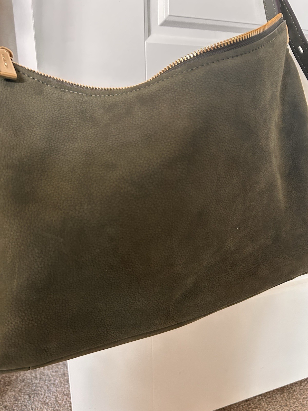MICHAEL Michael Nolita Medium Nubuck Shoulder Bag