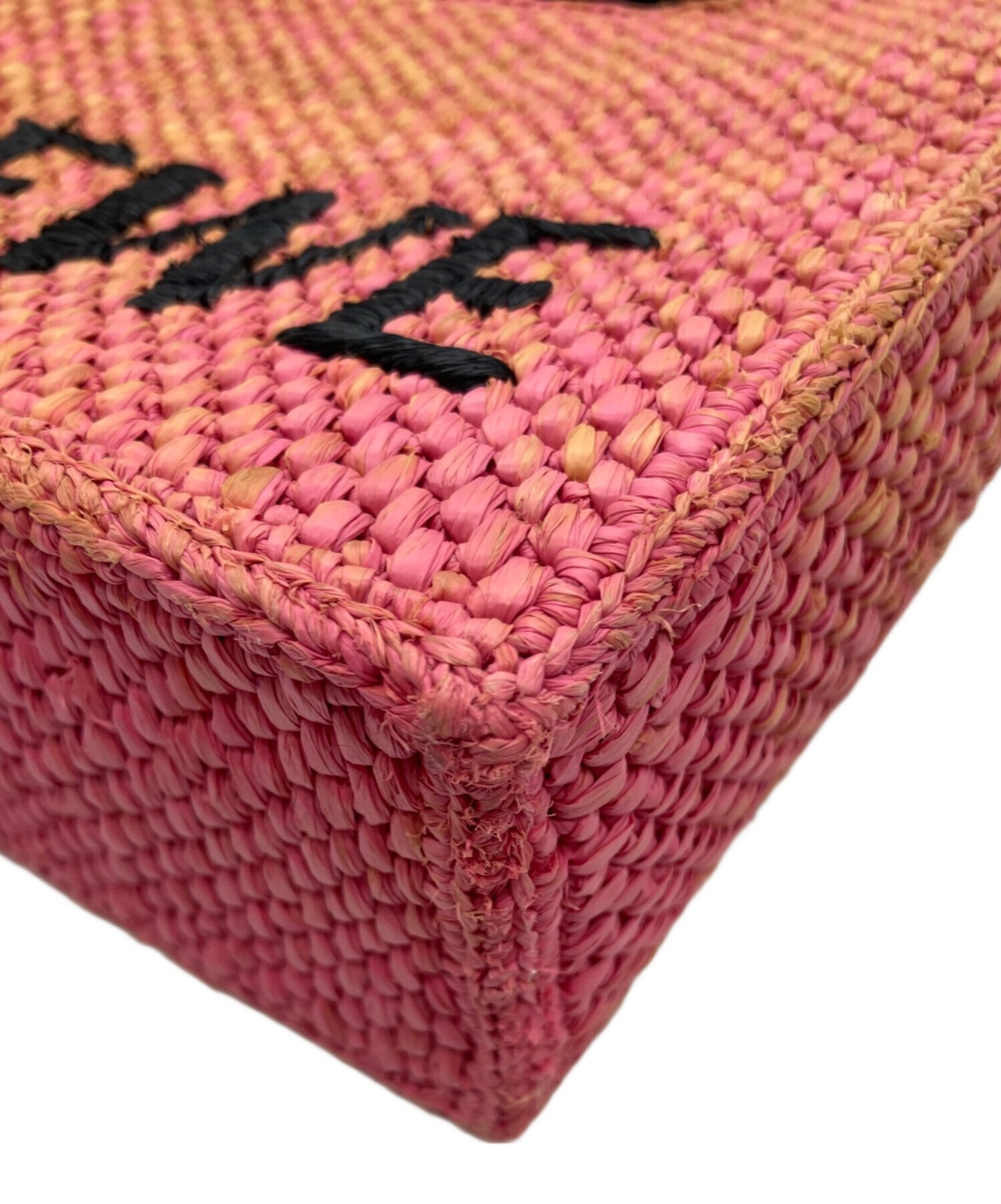 Loewe way A685B59X01 Raffia Pink Bag #TFB2602