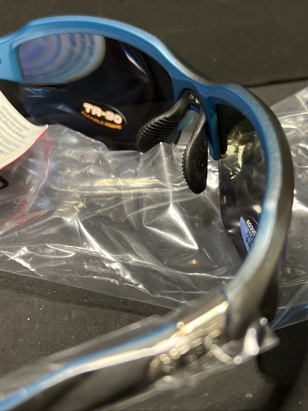 Pugs A2 Active Sport Sunglasses with a Grey Frame & Mirror Blue Lenses New