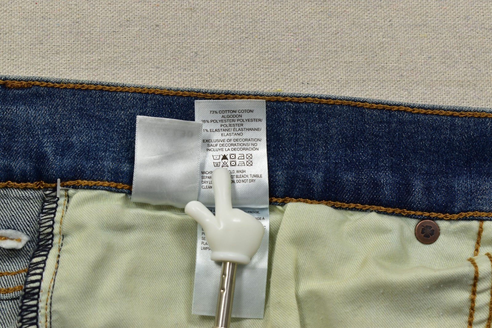NEW Lucky Brand 411 Athletic Taper Men’s Hana 37.5 42×30 Stretch Blue Denim Jean