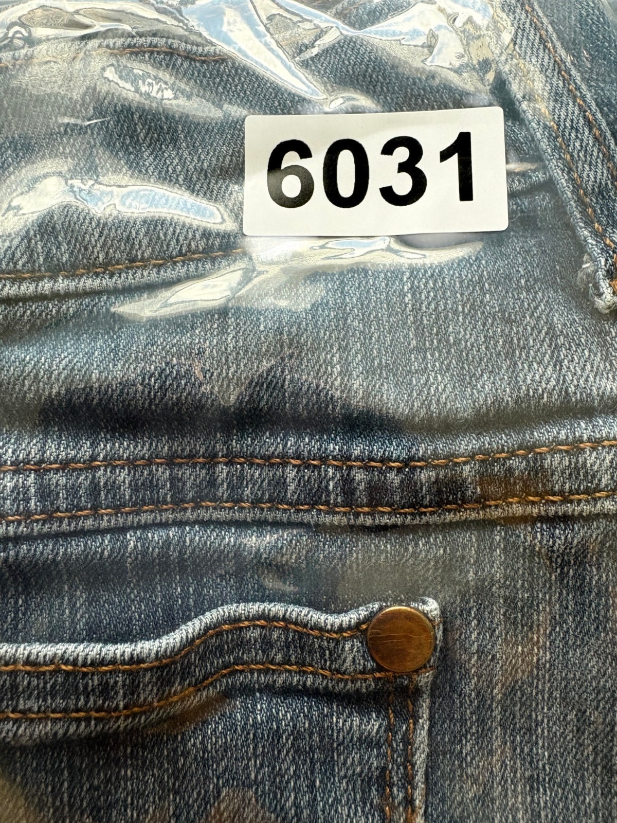 Wrangler Retro Relaxed Bootcut Jeans Mens 37×33.5 Blue Denim Cowboy Mid Rise