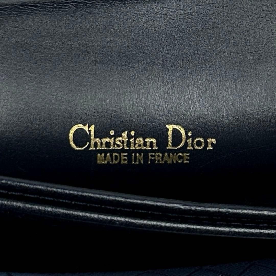 Christian Dior Bag Condition Dior Chain Shoulder CD Trotter Honeycomb Leather
