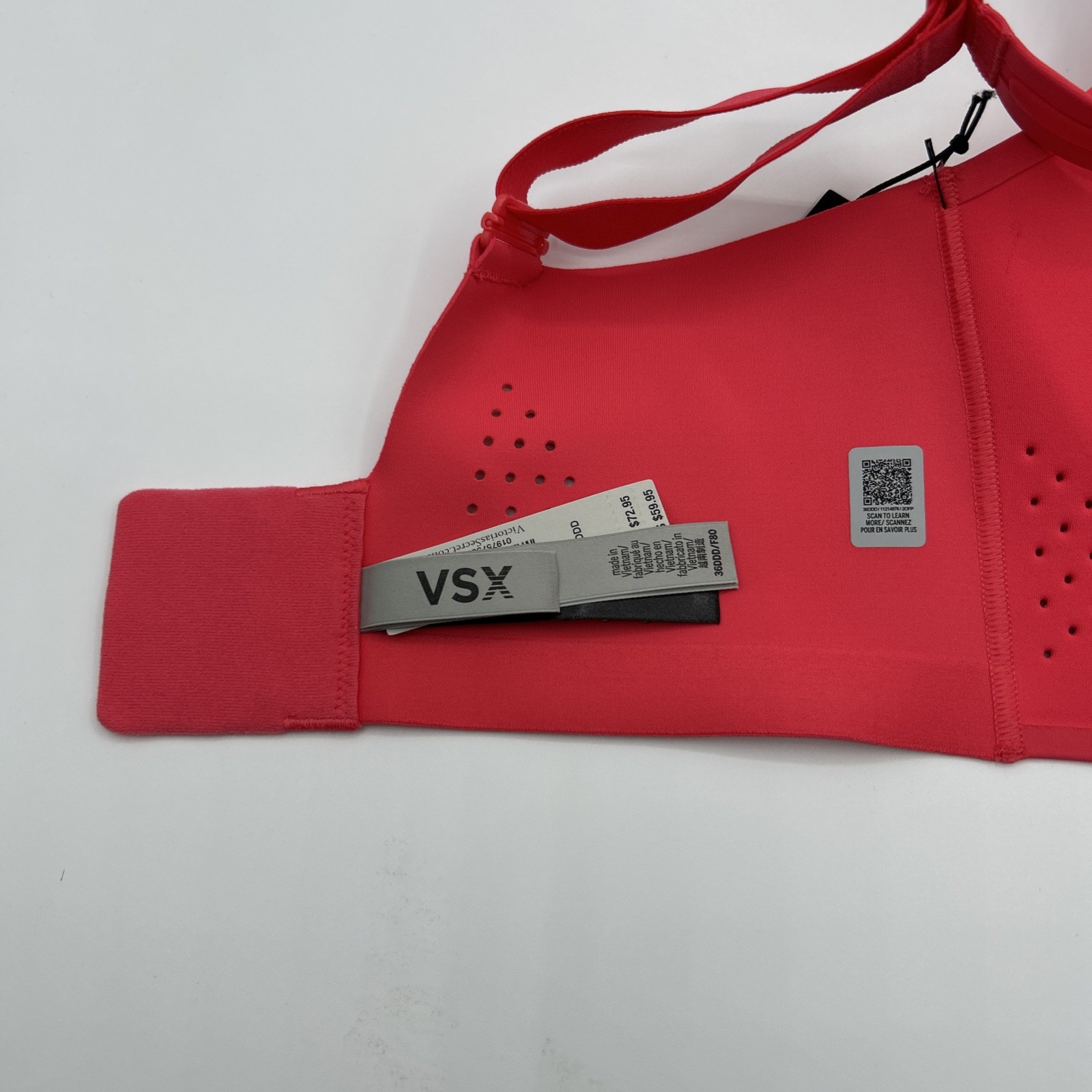 Victoria’s Secret Featherweight Max Sports Bra VSX Coral Red Pick a Size NWT