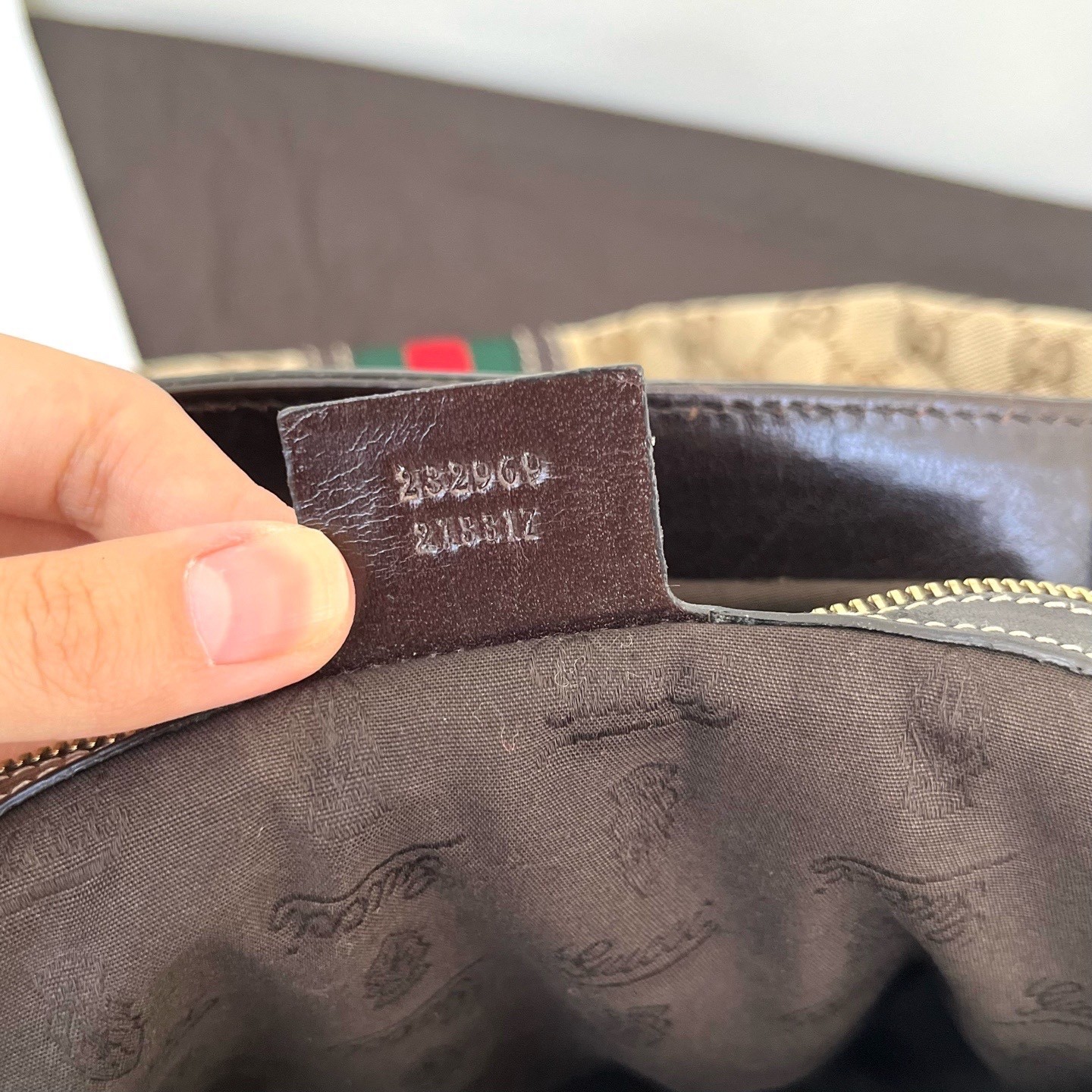 Gucci Pre-Owned Authentic Tote Monogram 38*33*14cm Canvas