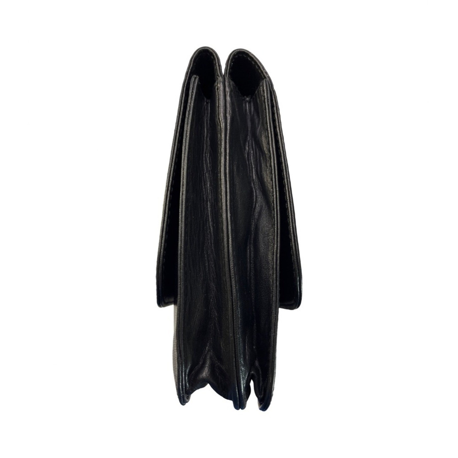 Loewe Anagram Clutch Black Leather Sleek Minimalist Spanish Designer Luxury