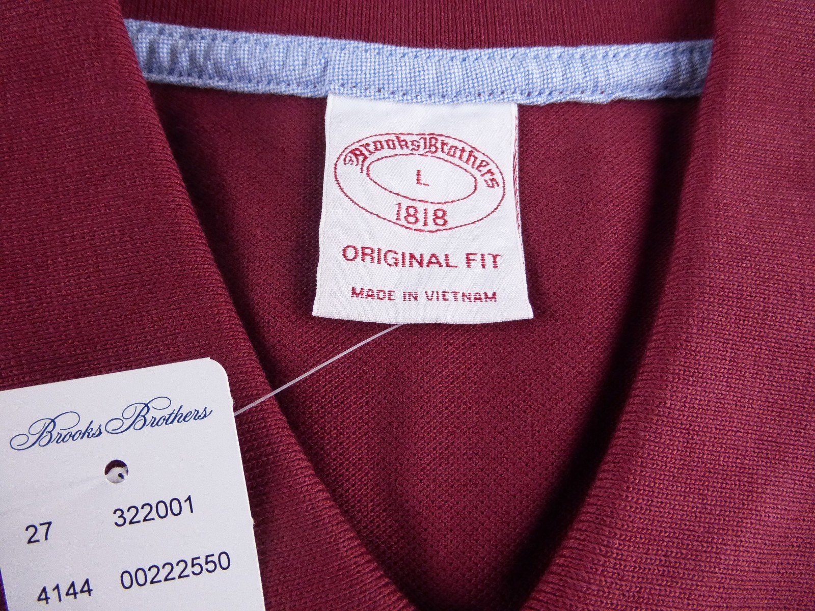 BROOKS BROTHERS LONG SLEEVE POLO SHIRT Men’s – ORIGINAL Fit New $98
