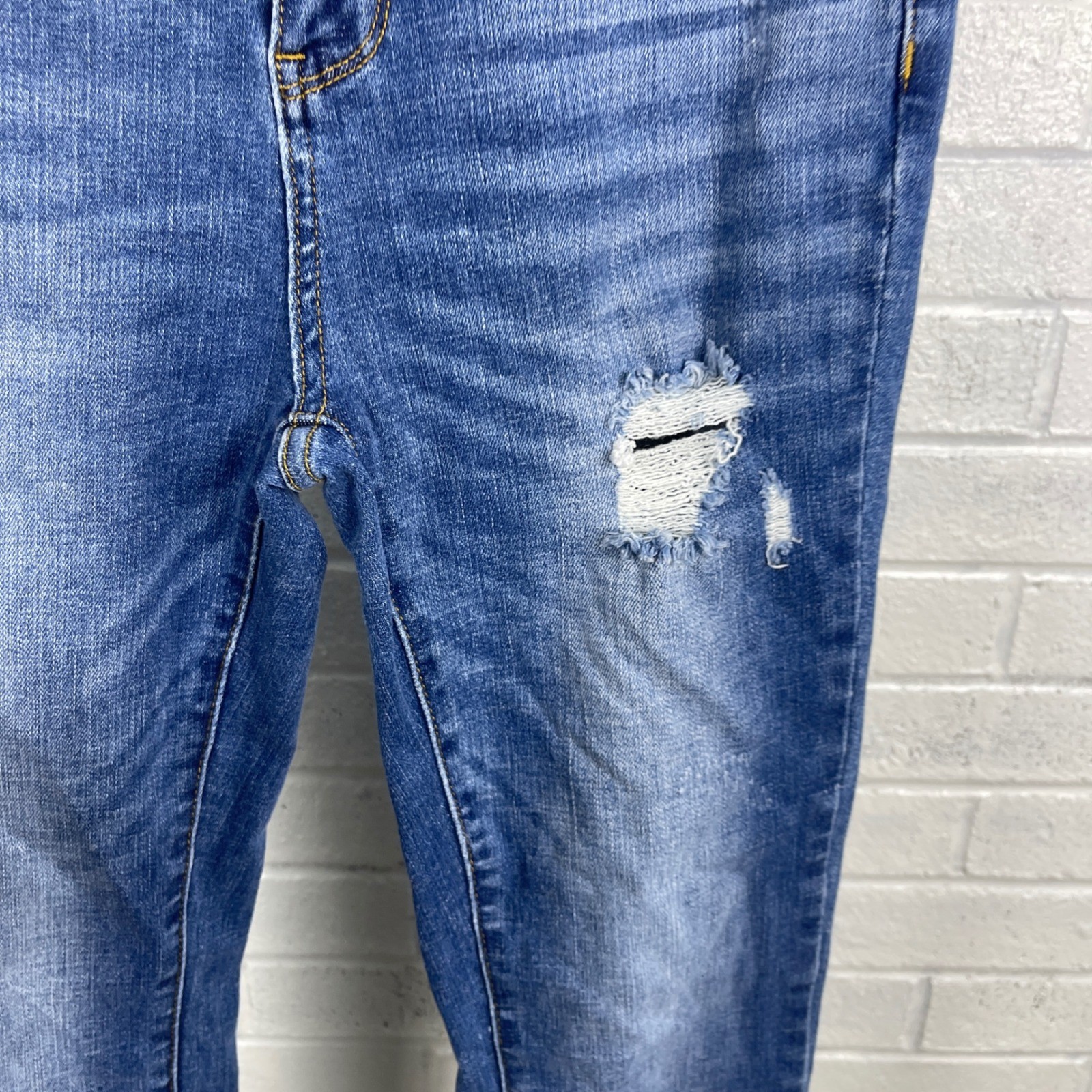Judy Blue Distressed Skinny Ankle Jeans Womens 7/28 Stretch Denim Casual