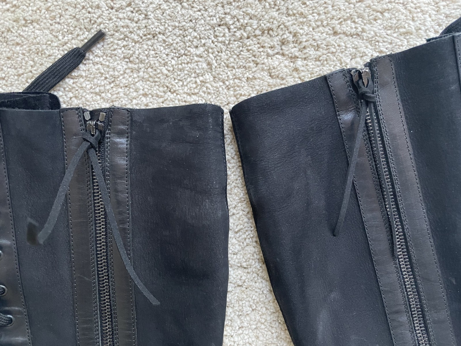 Rag and Bone Knee-High Lace-Up Boots Size 36.5