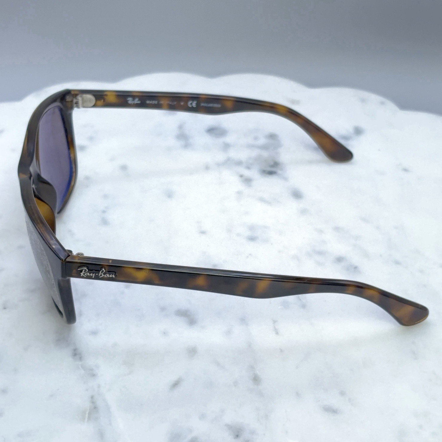 Ray Ban RB 4181 710/83 Polished Light Havana Sunglasses Frames Only Italy 57-16
