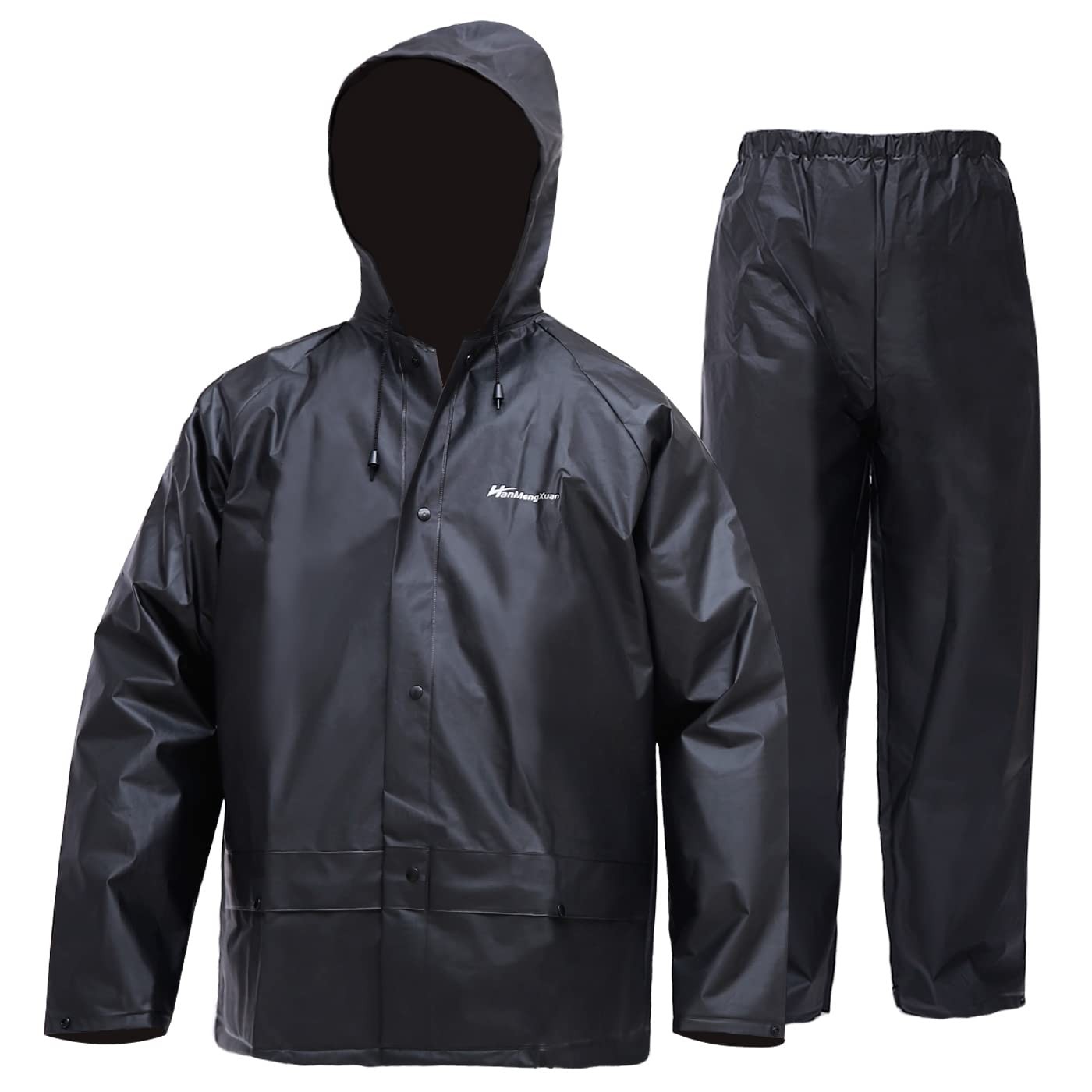 Men’s Rain Suit Waterproof Rain Work Gear Ultra-Lite Rain Jacket and Pants