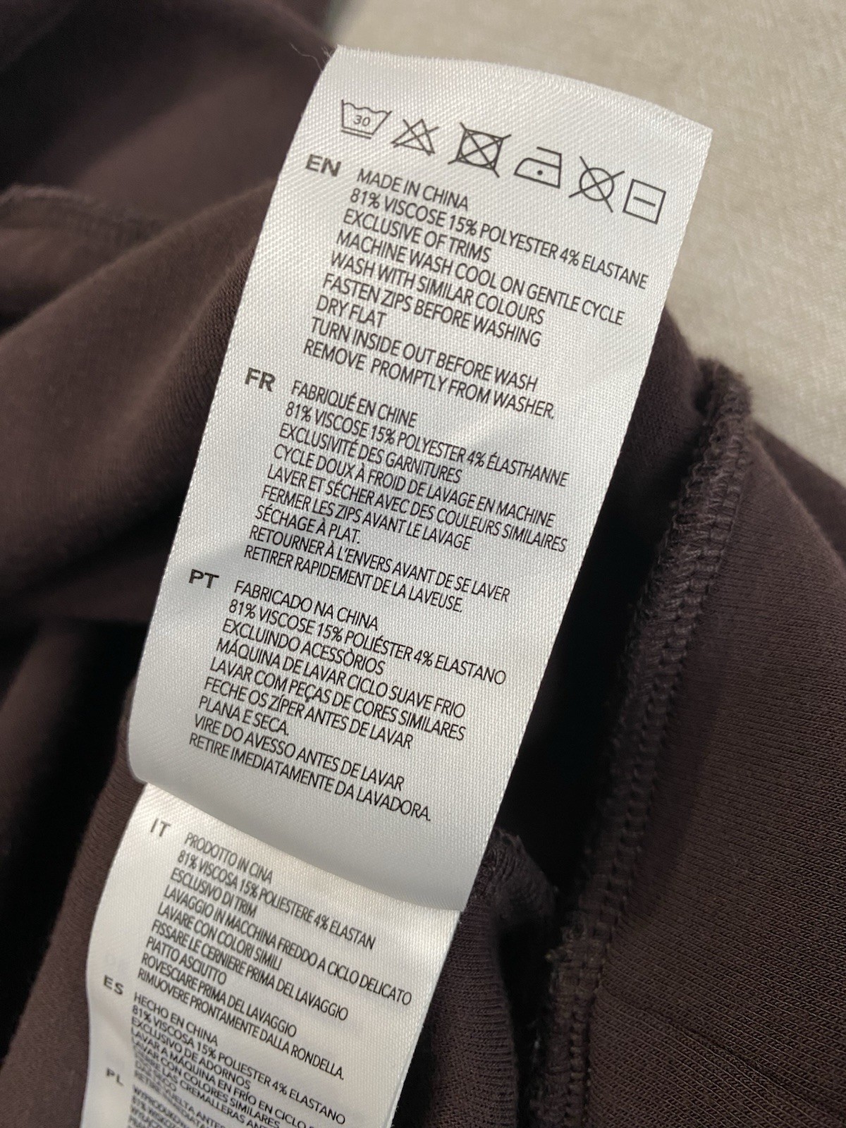 Varley Double Soft Hawley Half Zip Sweatshirt Sz S Coffee Bean Pullover Cozy