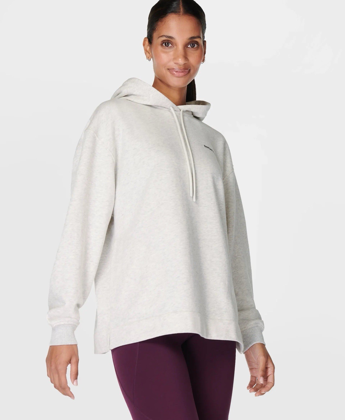 Sweaty Betty Revive Hoody Light Grey Marl Size XXS-S BNWT (E2)