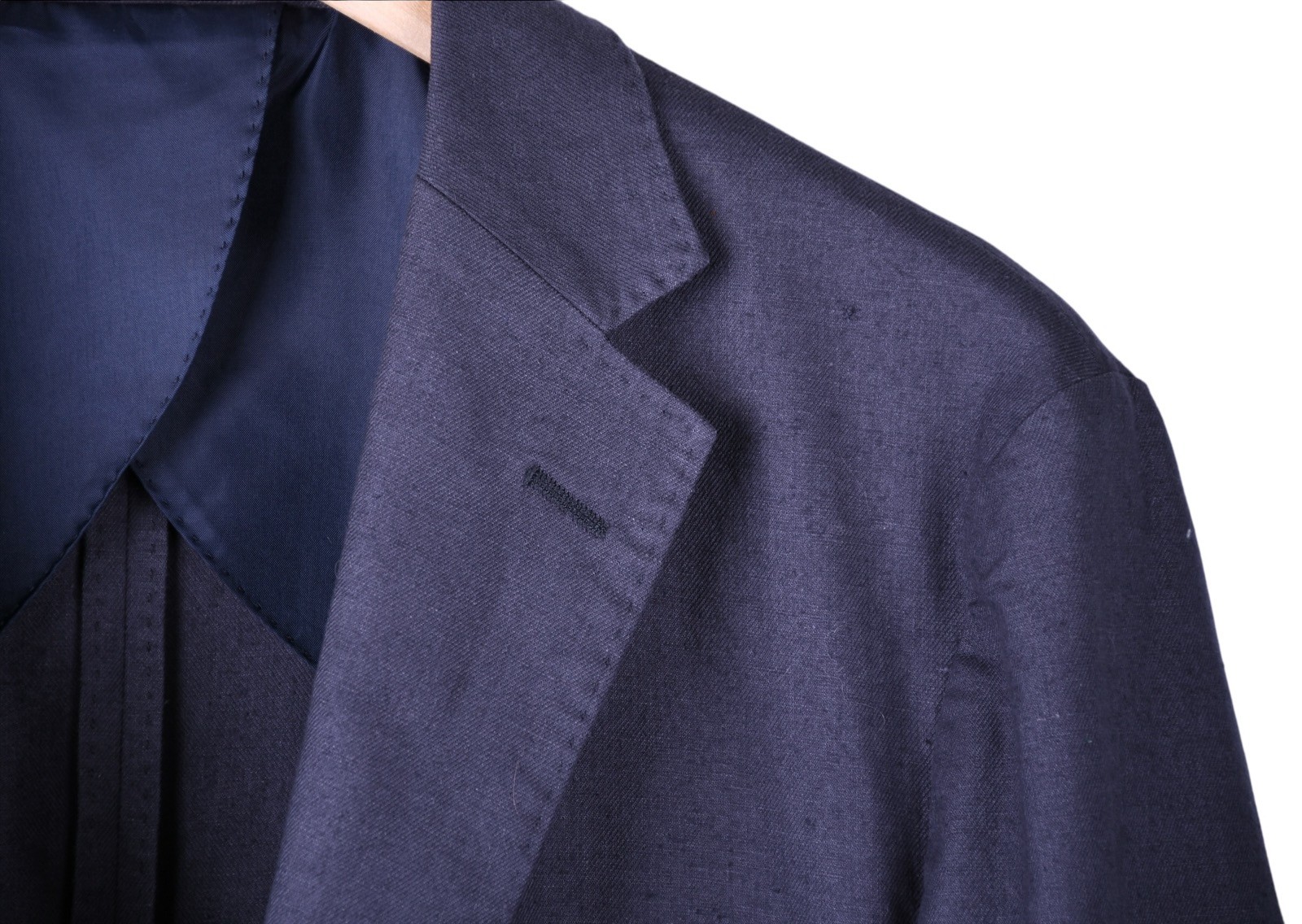 J.Crew Navy Blue Cotton Hemp Blend Patch Pocket Casual Blazer Sport Coat 40R