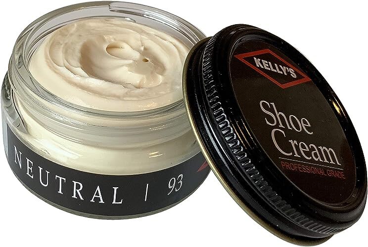 Kelly’s Shoe Cream – Professional Shoe Polish – 1.5 oz – Neutral