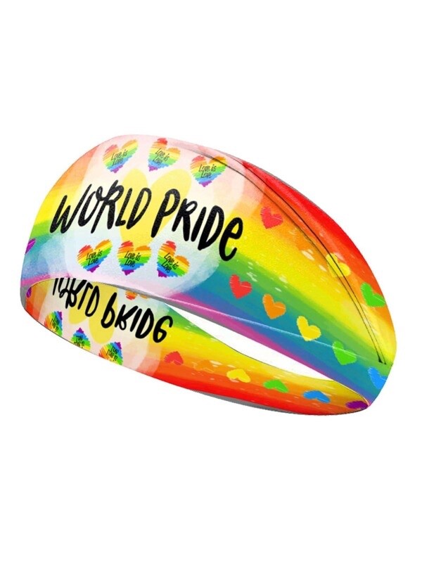 9 PCS Bundle Costume LGBTQ Pride Rainbow Flag Sunglasses Headband Socks Necklace