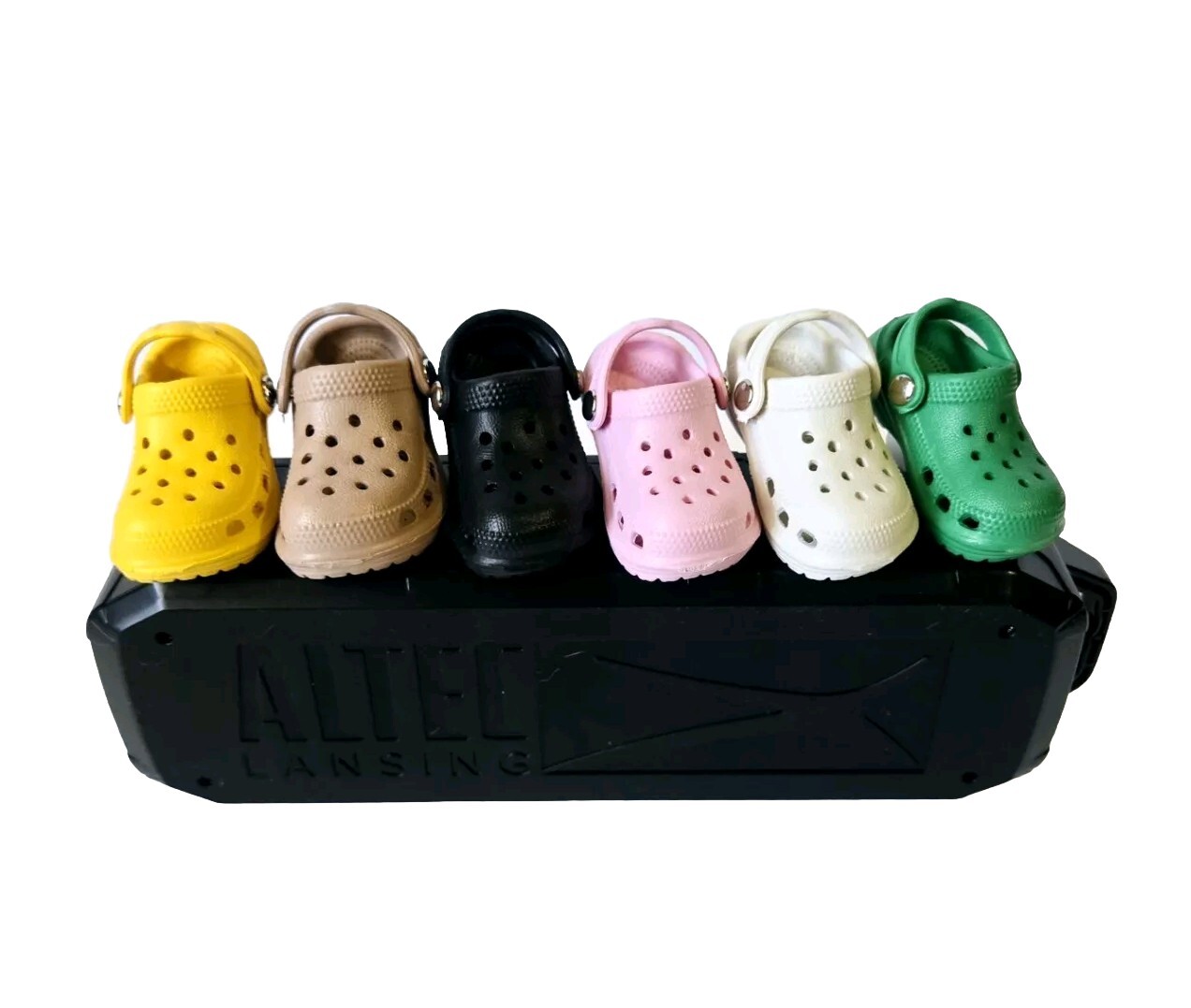 Croc Shoe Charm Keychain 6PC Shoe Decorations 3D Cute Mini Accessories for Crocs