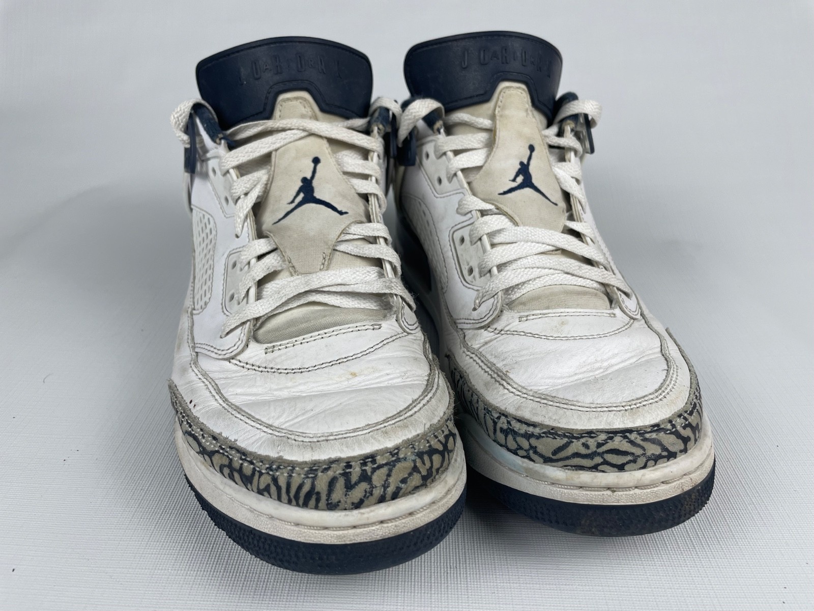 Nike Jordan Spizike Obsidian Low Mens 10.5 Cool Grey Black White FQ1759 102