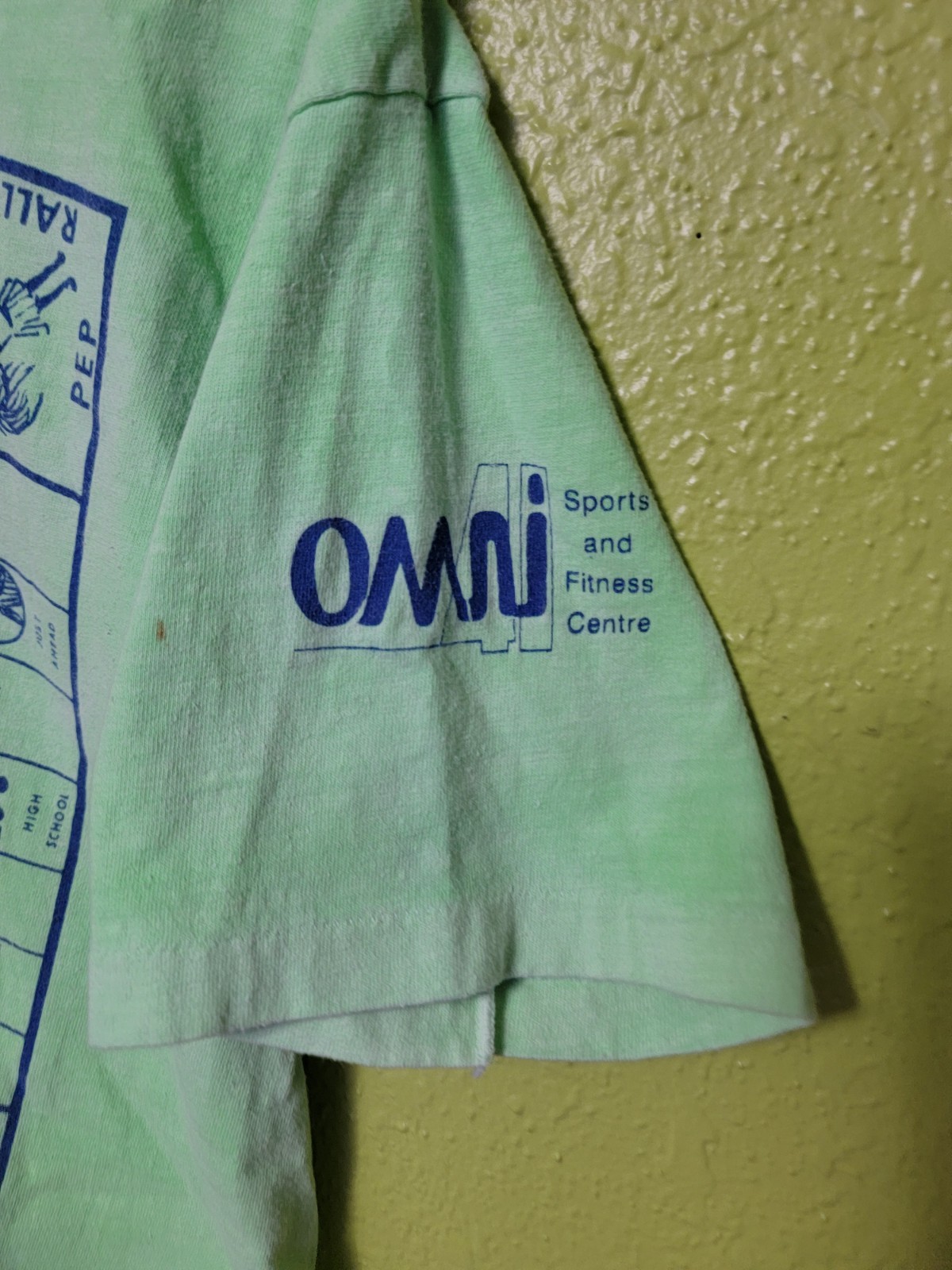 Vintage 1980s Shirt Omni Monopoly Green 1989 Sports Fitness Single Stitch USA