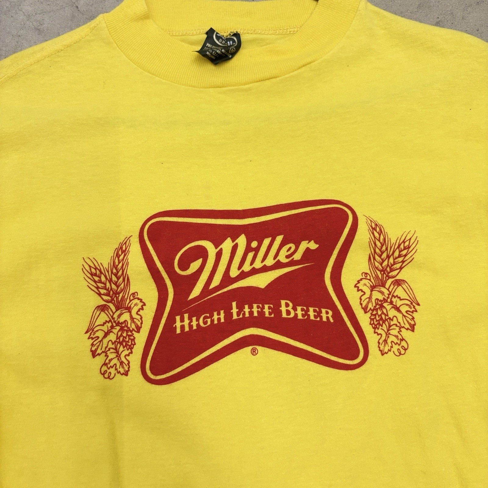 Vintage 80s Miller Lite Beer Single Stitch T Shirt Sz M