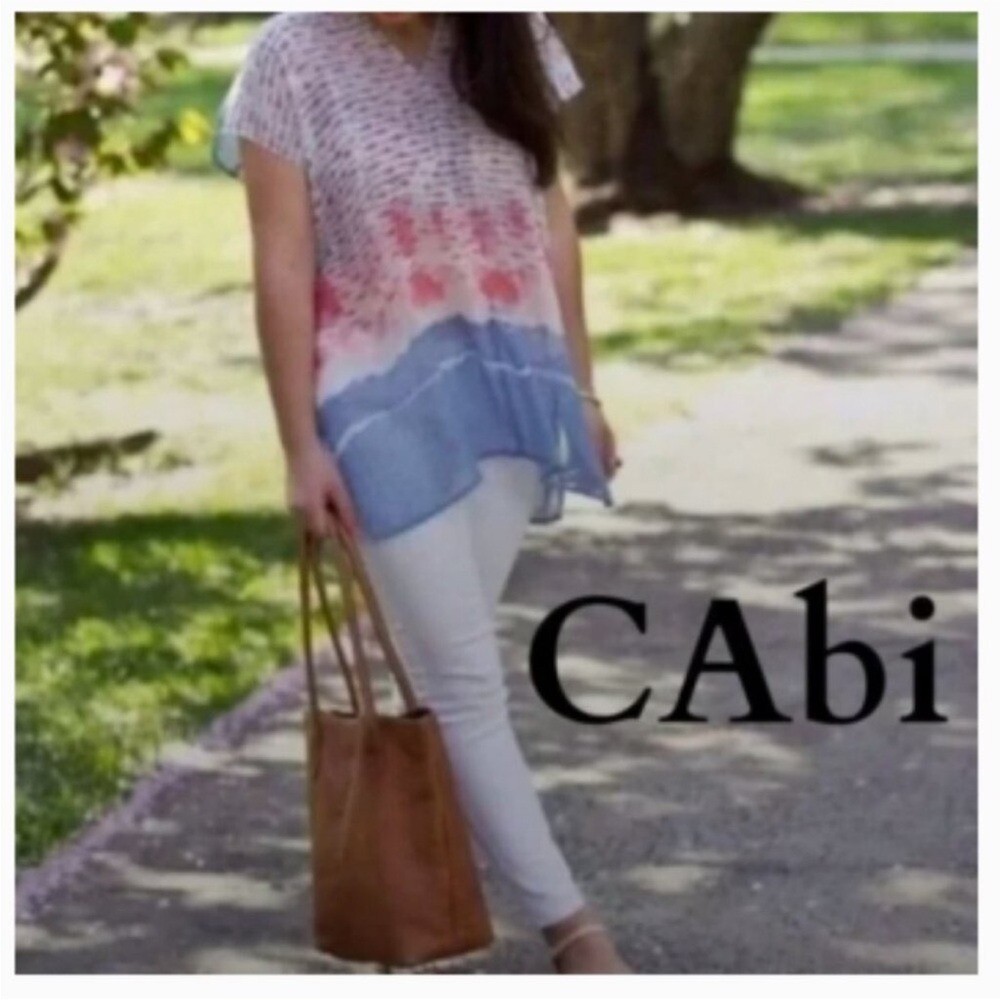 Cabi Modern Firework Yacht Tunic Size Medium