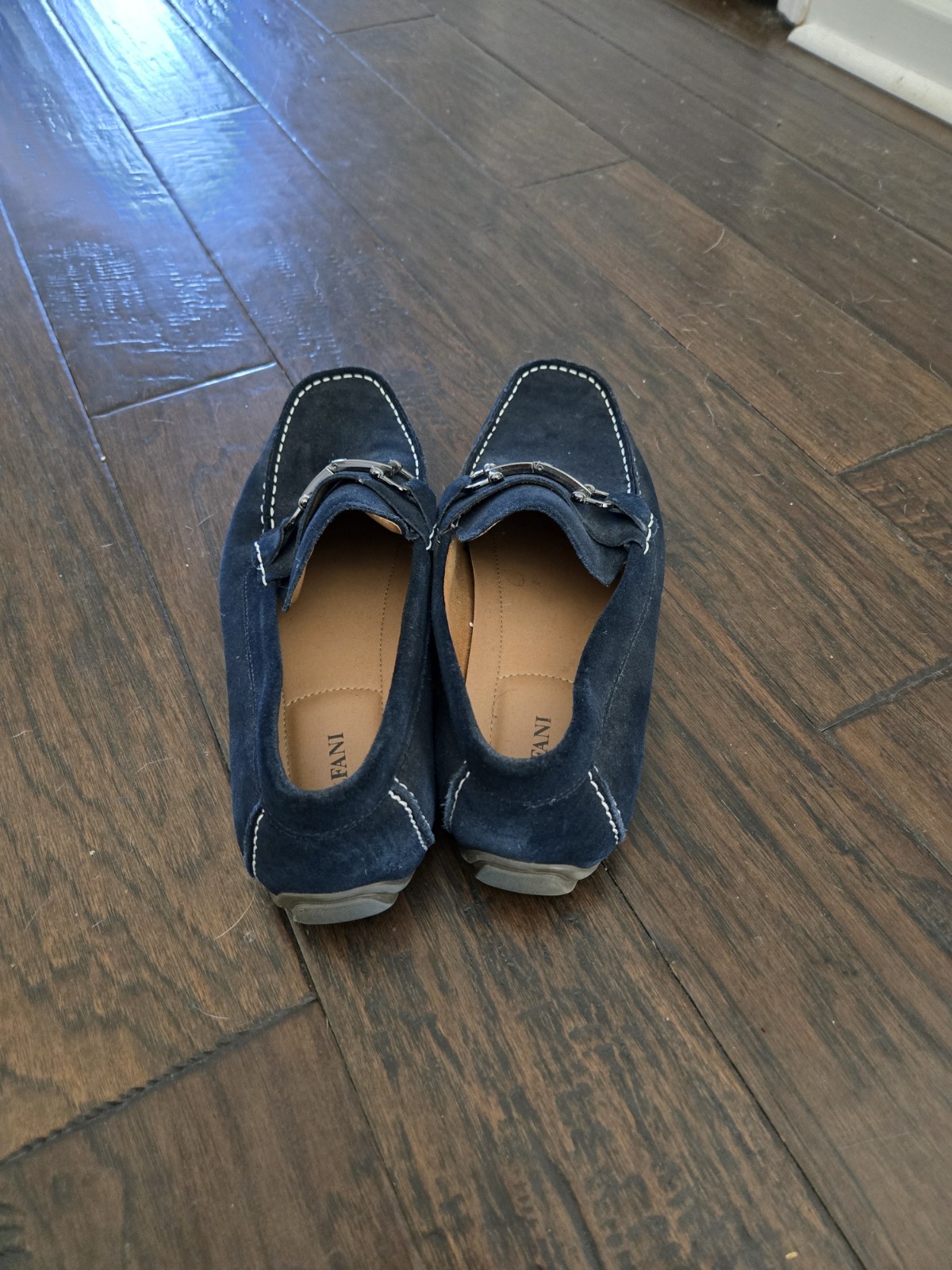 Alfani Men’s Kendric Drivers Slip-On Shoes, navy, Size 12