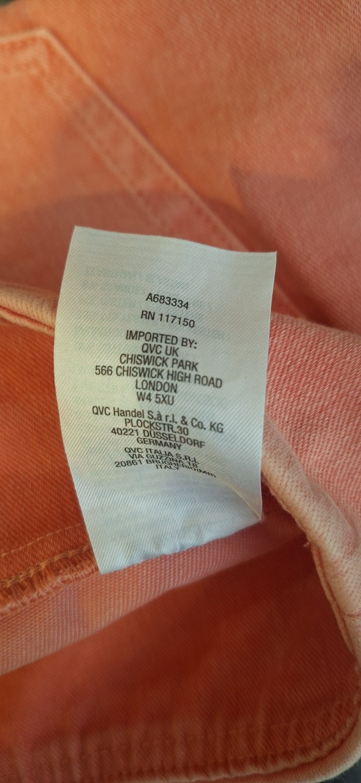 Belle By Kim Gravel Delray Denim Washed Coral Capri Size 0
