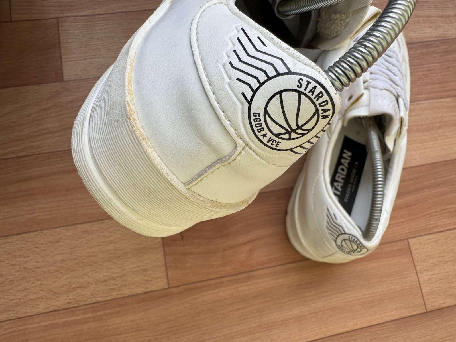 AUTHENTIC GOLDEN GOOSE BLACK / WHITE STARDAN SNEAKERS SIZE EU 37 , US 7 , UK 4