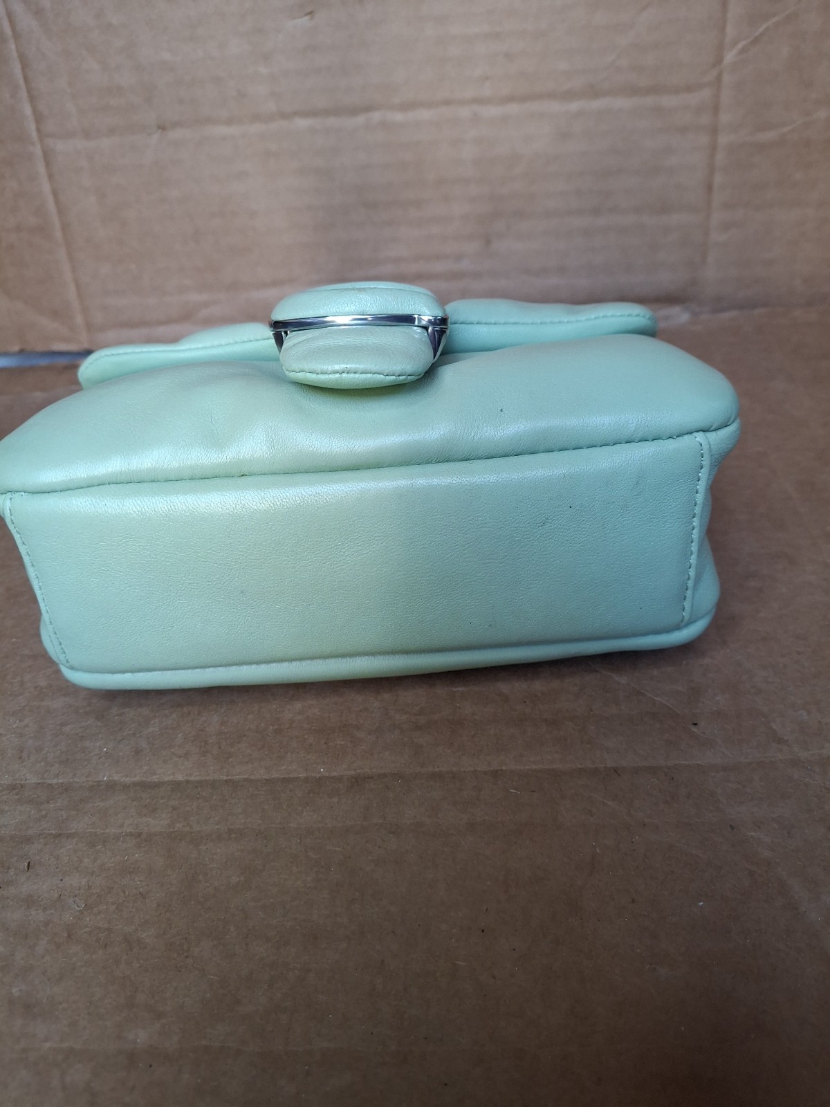 Coach Tabby 18 Pillow Leather Shoulder Bag in Pale Pistachio C3880