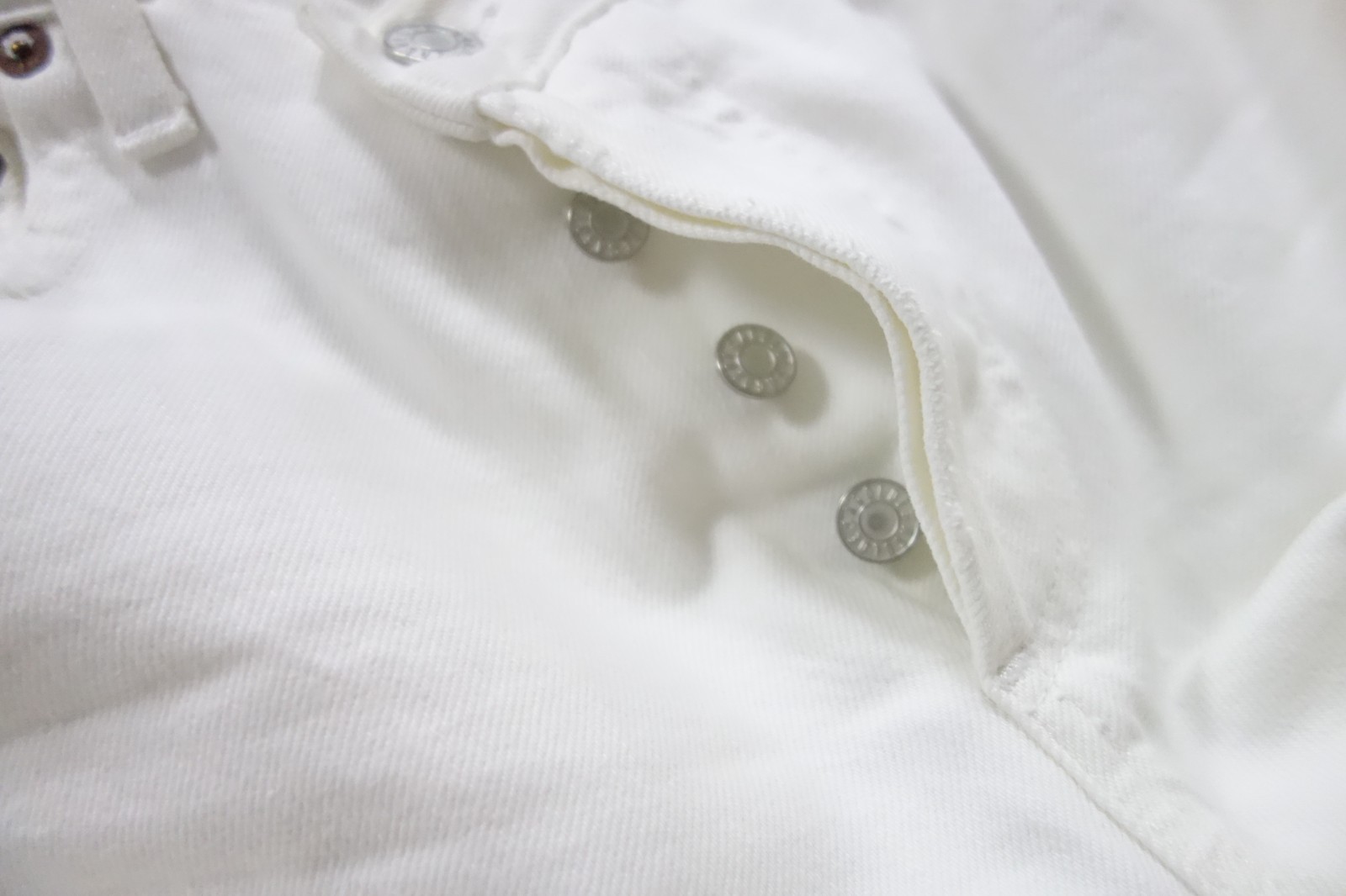 Agolde Jeans Womens 24 White Criss Cross Straight Fray Hem Denim