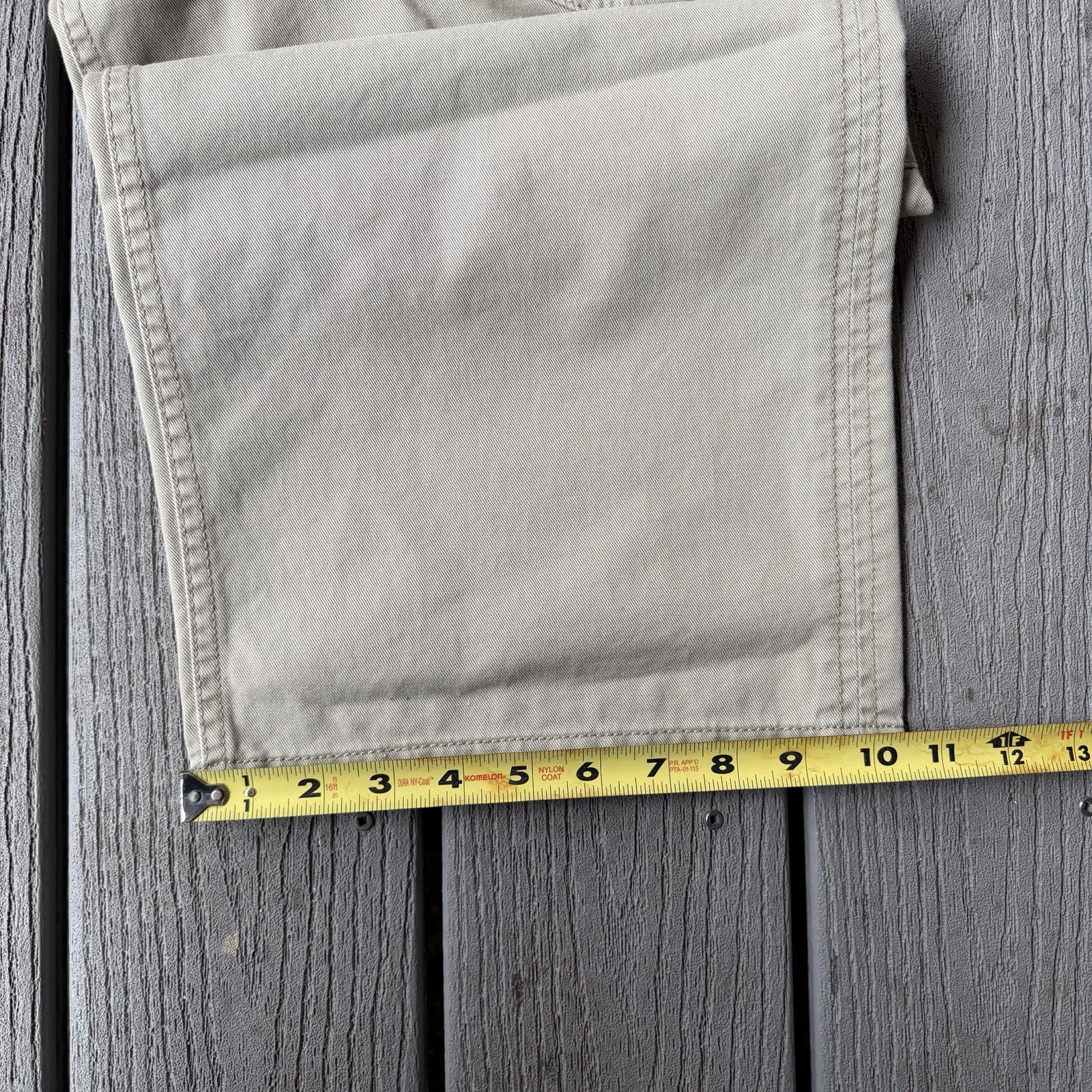 Levi’s Silvertab Men’s Cargo Pants Beige Relaxed Straight Twill Cotton 34×32