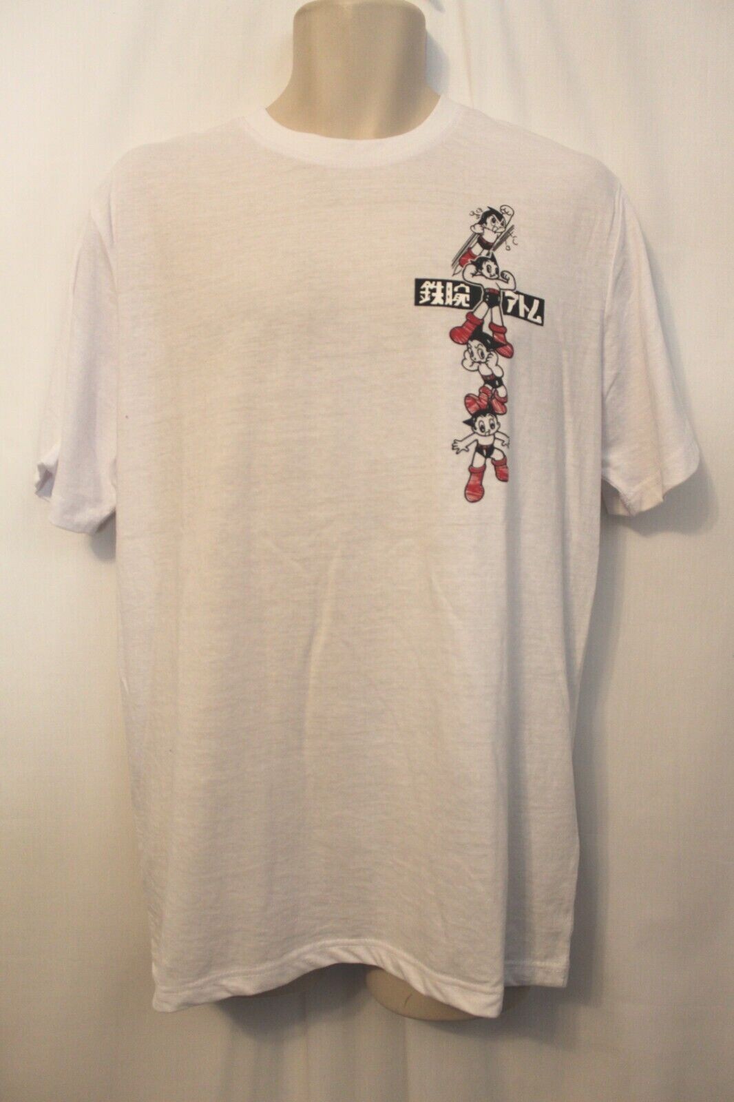 mens southpole t-shirt L nwt astro boy japanese action shots white
