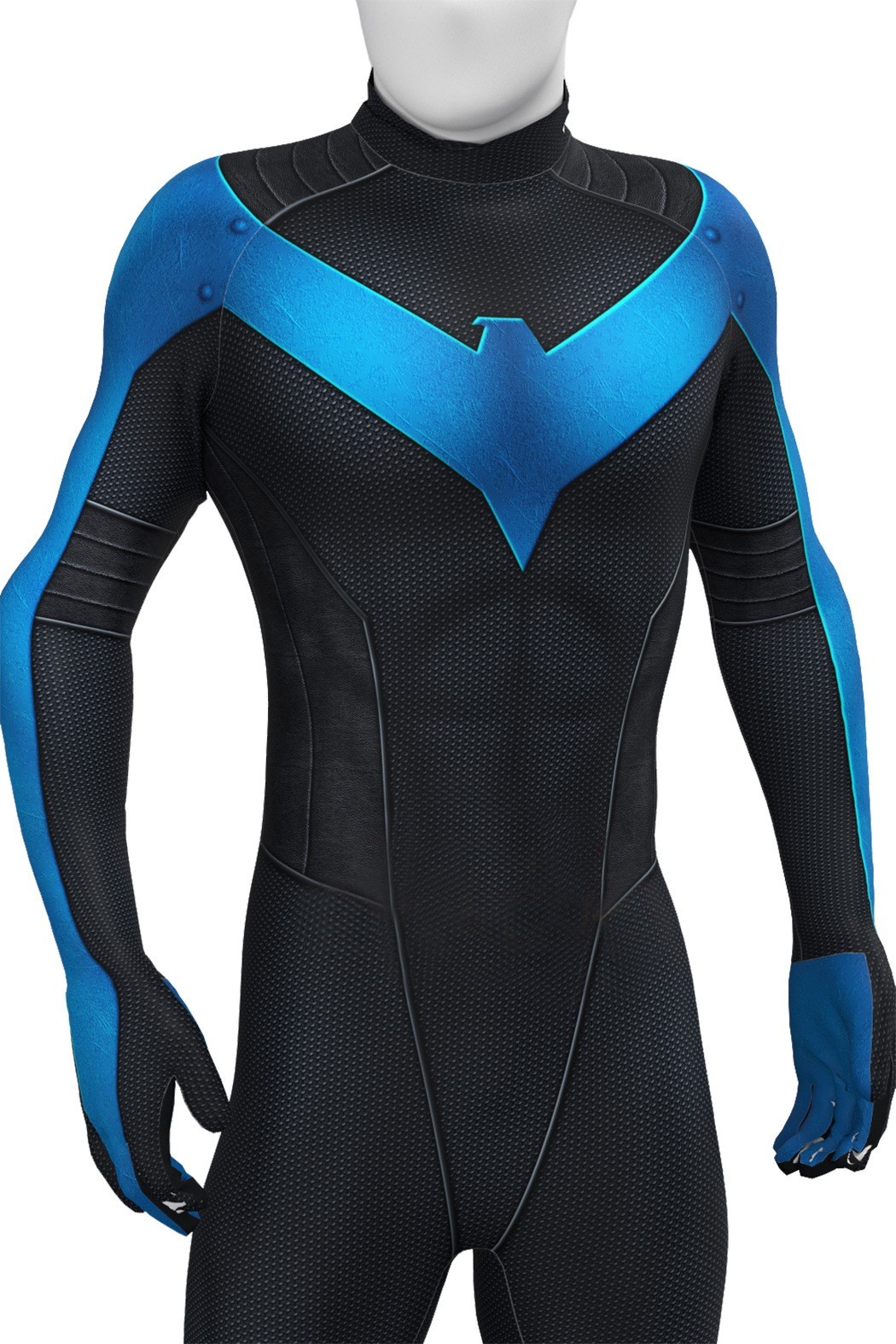Comic Nightwing Cos Jumpsuit Dick Grayson Cosplay Costume Adult Kids Stage