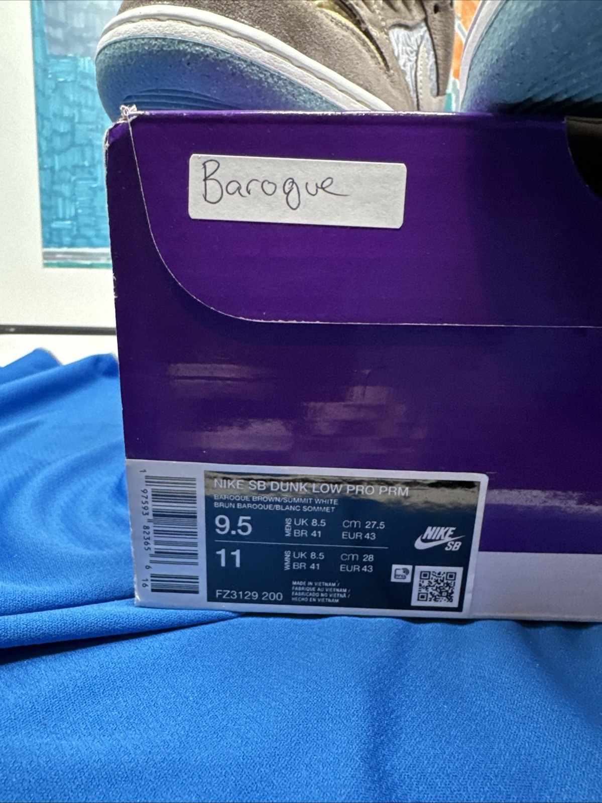 Nike Sb Dunk Low Pro Prm Men’s Size 9.5