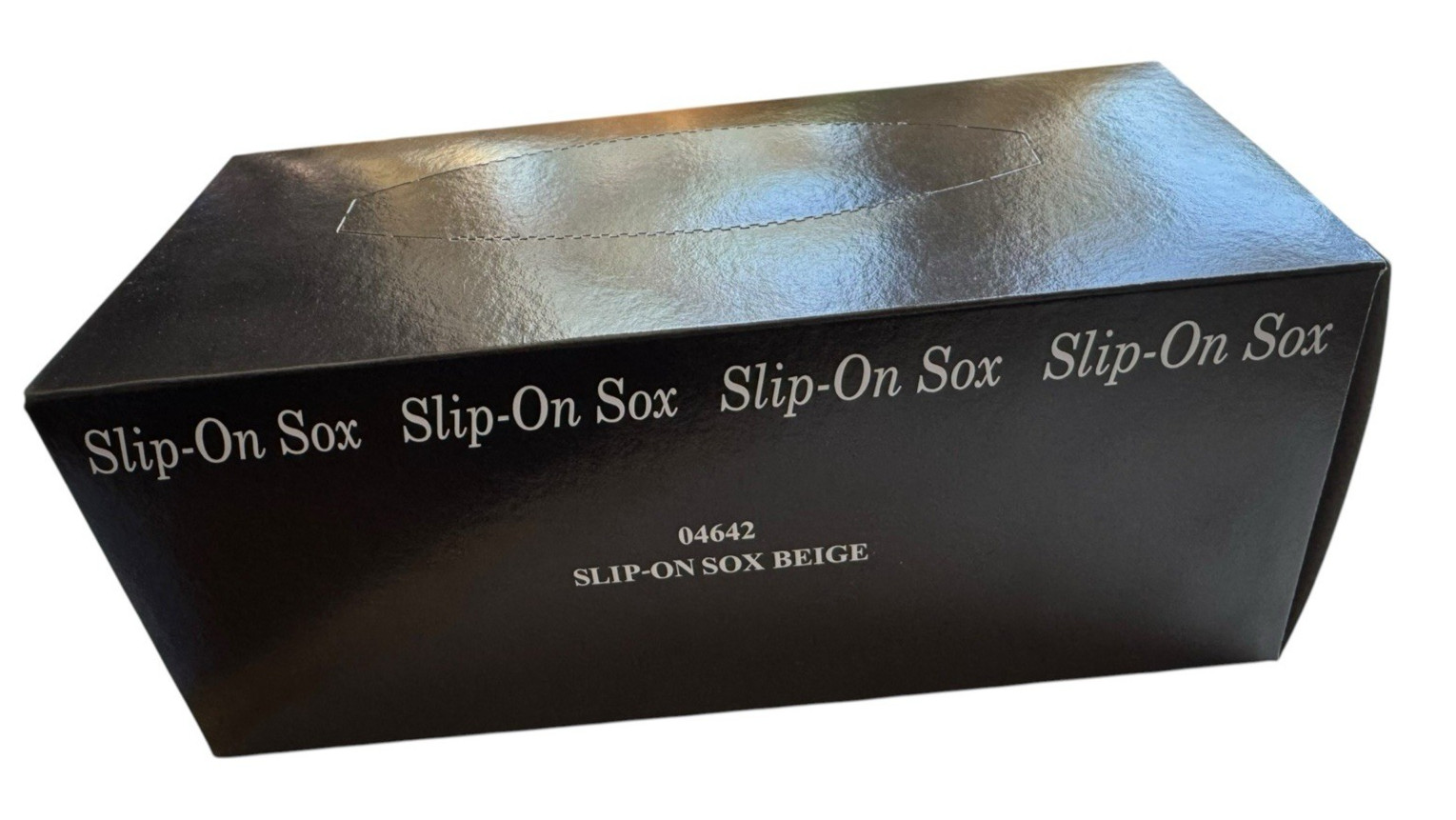 Justin Blair Disposable Slip-On Sox 1 BOX – 144 Pieces – Beige – 04642